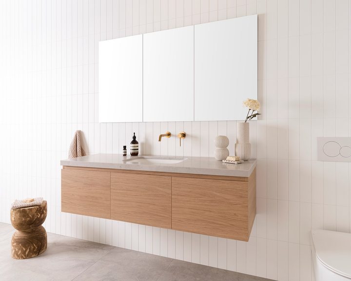 Glacier Mirrored Cabinet 1200
