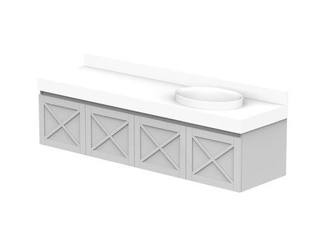 Charleston 1800 Wall Hung Vanity