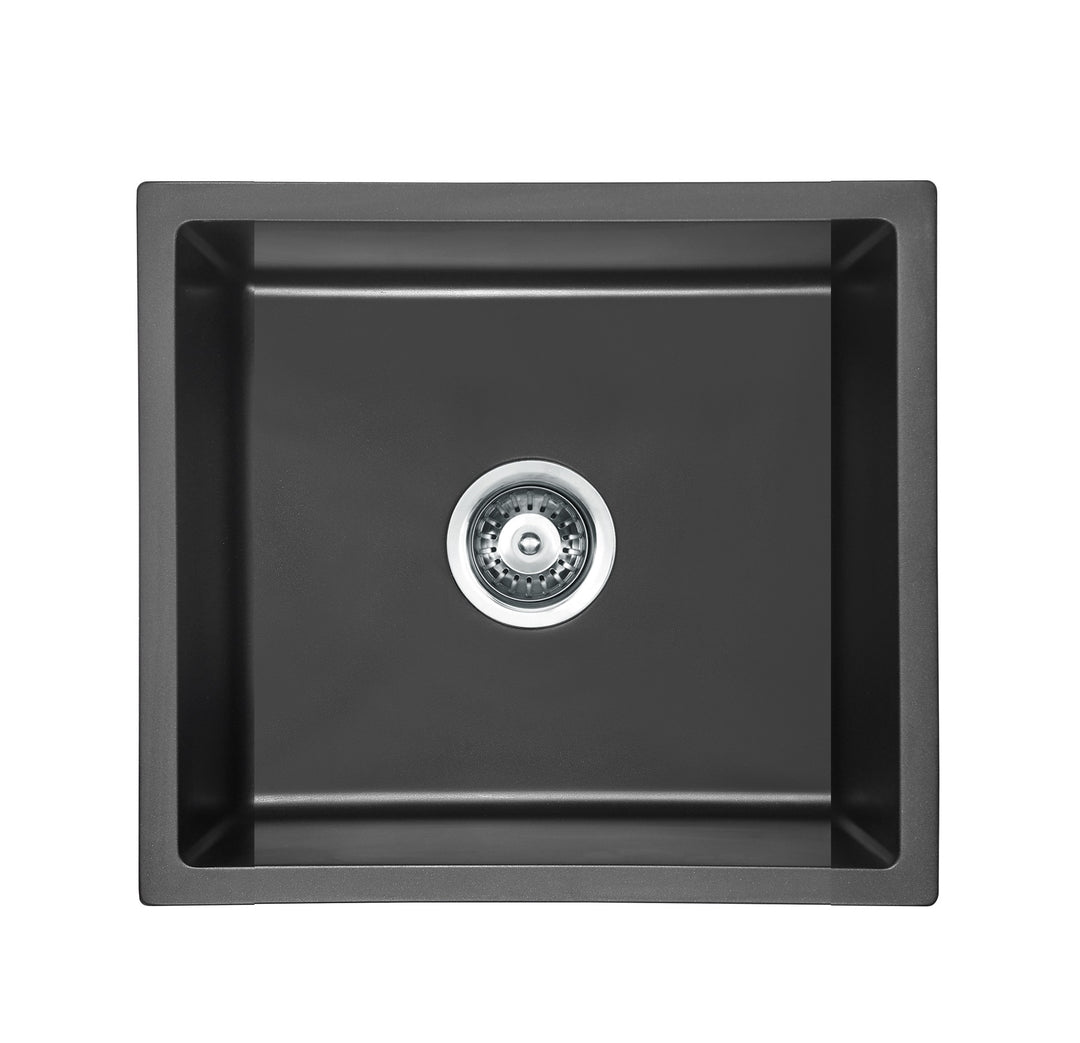 LUX Black Stone Sink 450