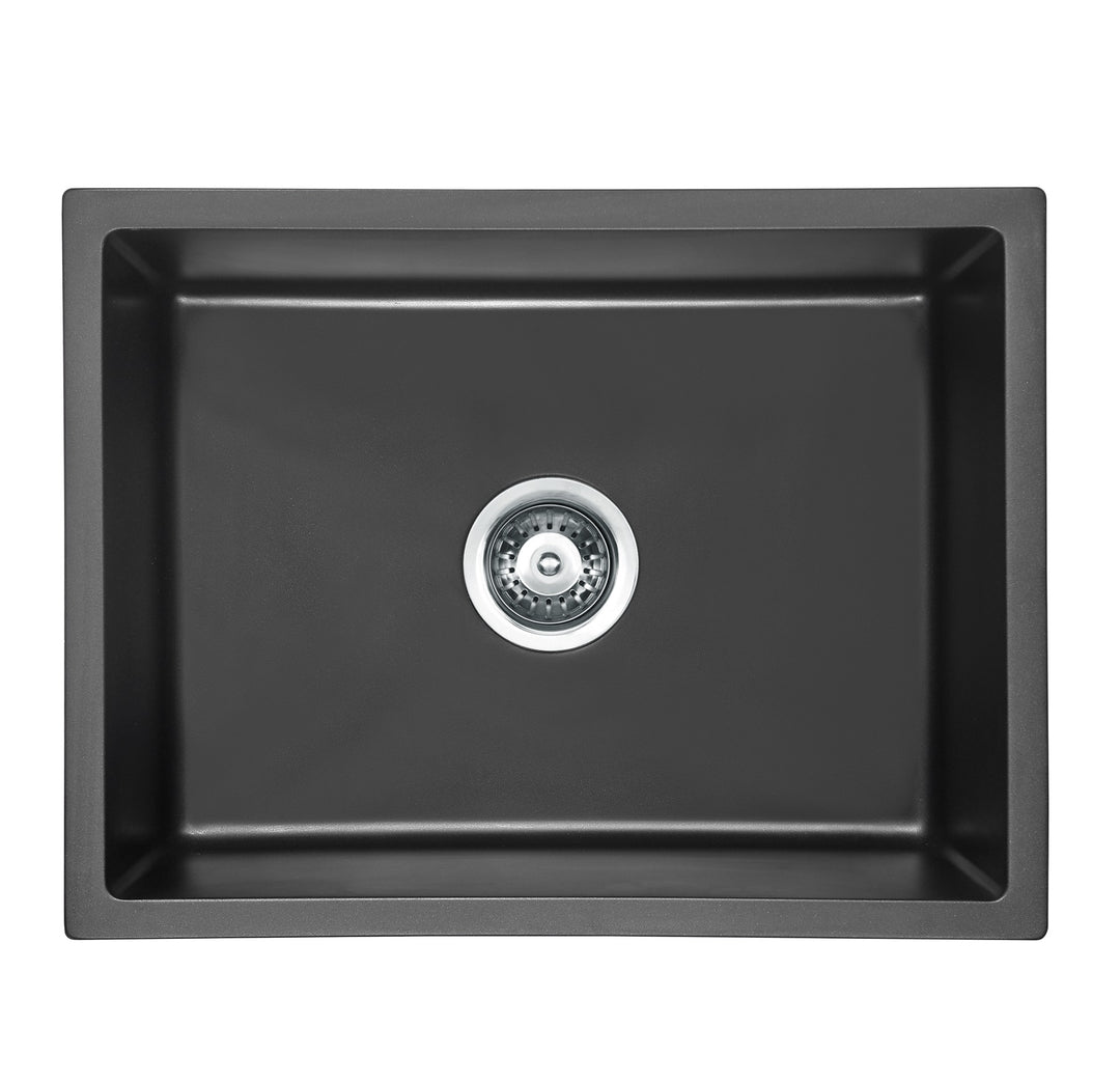 LUX Black Stone Sink 590