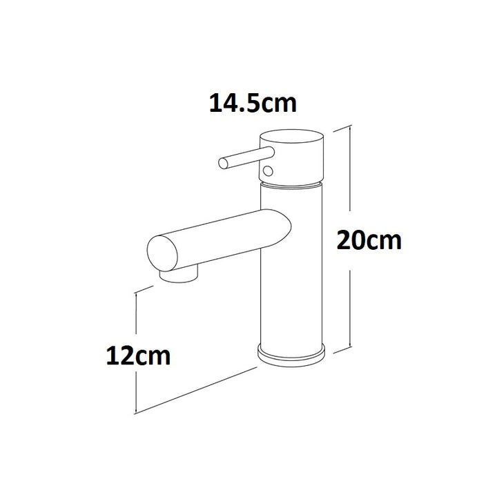 Evolve Brushed Nickel Basin Mixer