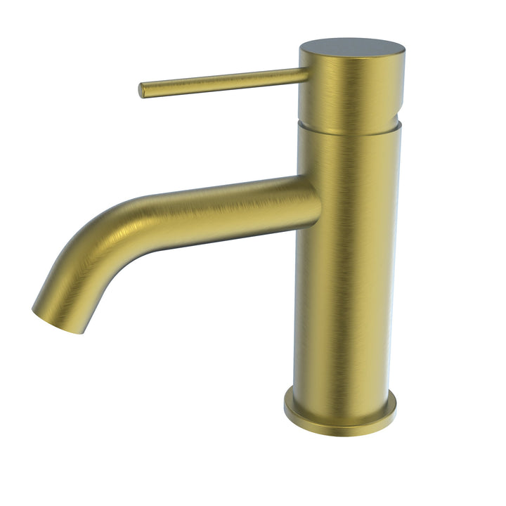 Arya Brushed Gold Basin Mixer
