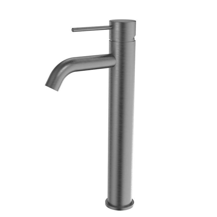 Arya Brushed Nickel Tall Basin Mixer