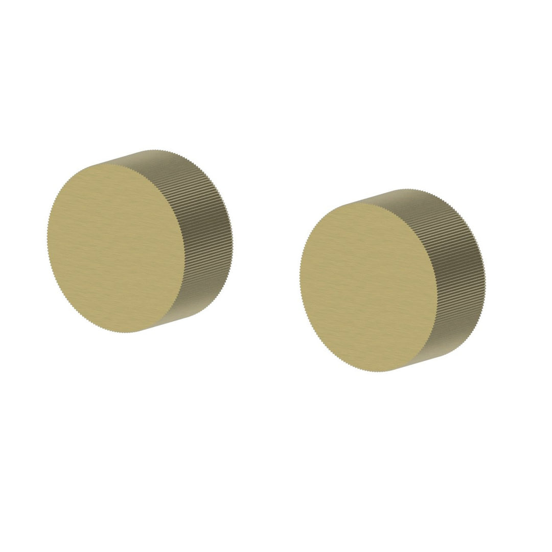 Evolve QI Brushed Gold Hot & Cold Mixer Set