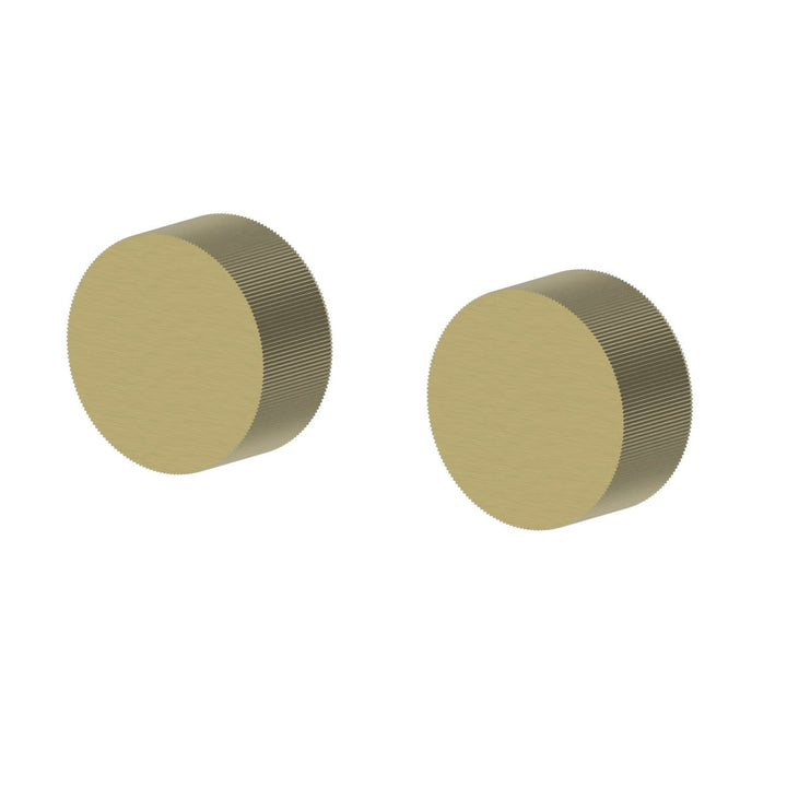 Evolve QI Brushed Gold Hot & Cold Mixer Set