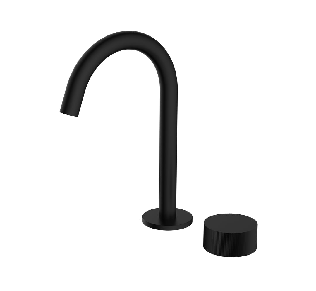 Evolve QI Black Basin Spout & Progressive Mixer