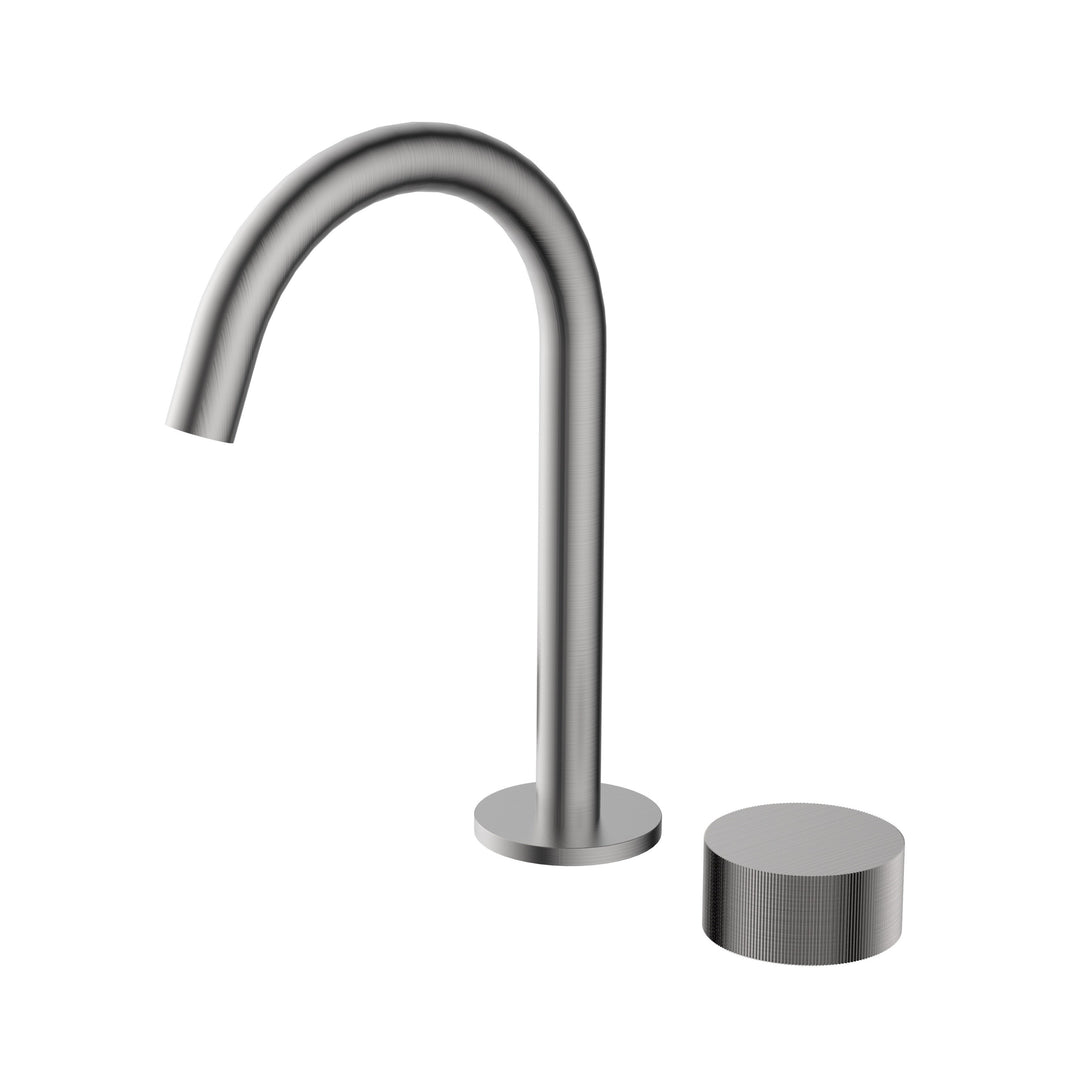 Evolve QI Brushed Nickel Basin Spout & Progressive Mixer