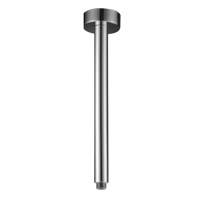Essence Chrome Round Ceiling Dropper 300mm