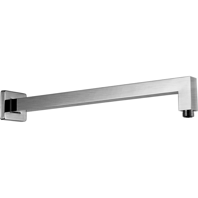 Essence Brushed Nickel Square Shower Arm 400mm V2