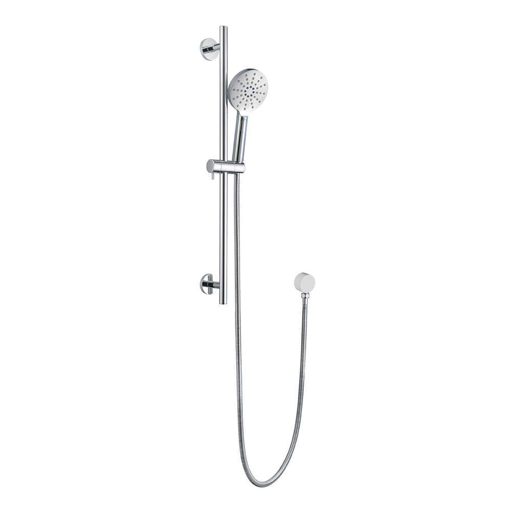 Essence Chrome Round Shower on Rail V2