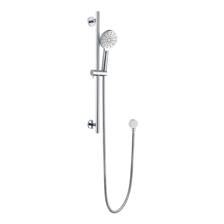 Essence Chrome Round Shower on Rail V2