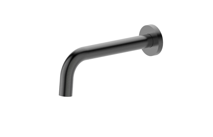 Arya Brushed Gun Metal Mixer & 200 Curved Spout