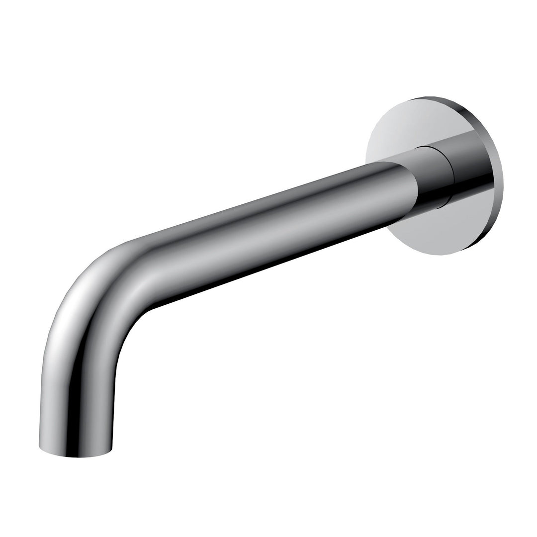 Evolve Chrome Bath Spout Curved 200mm