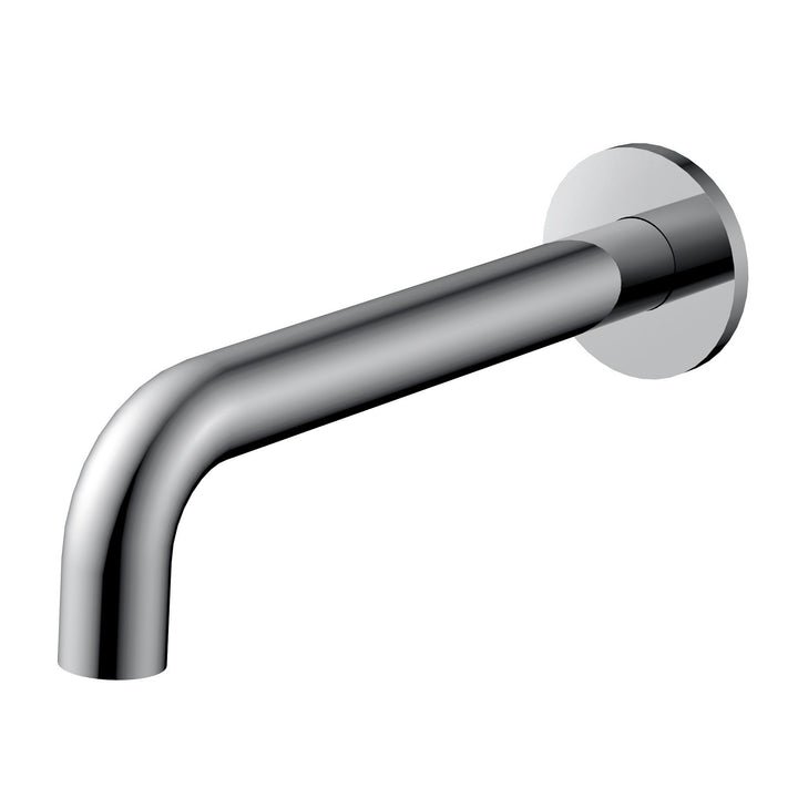 Evolve Chrome Bath Spout Curved 200mm