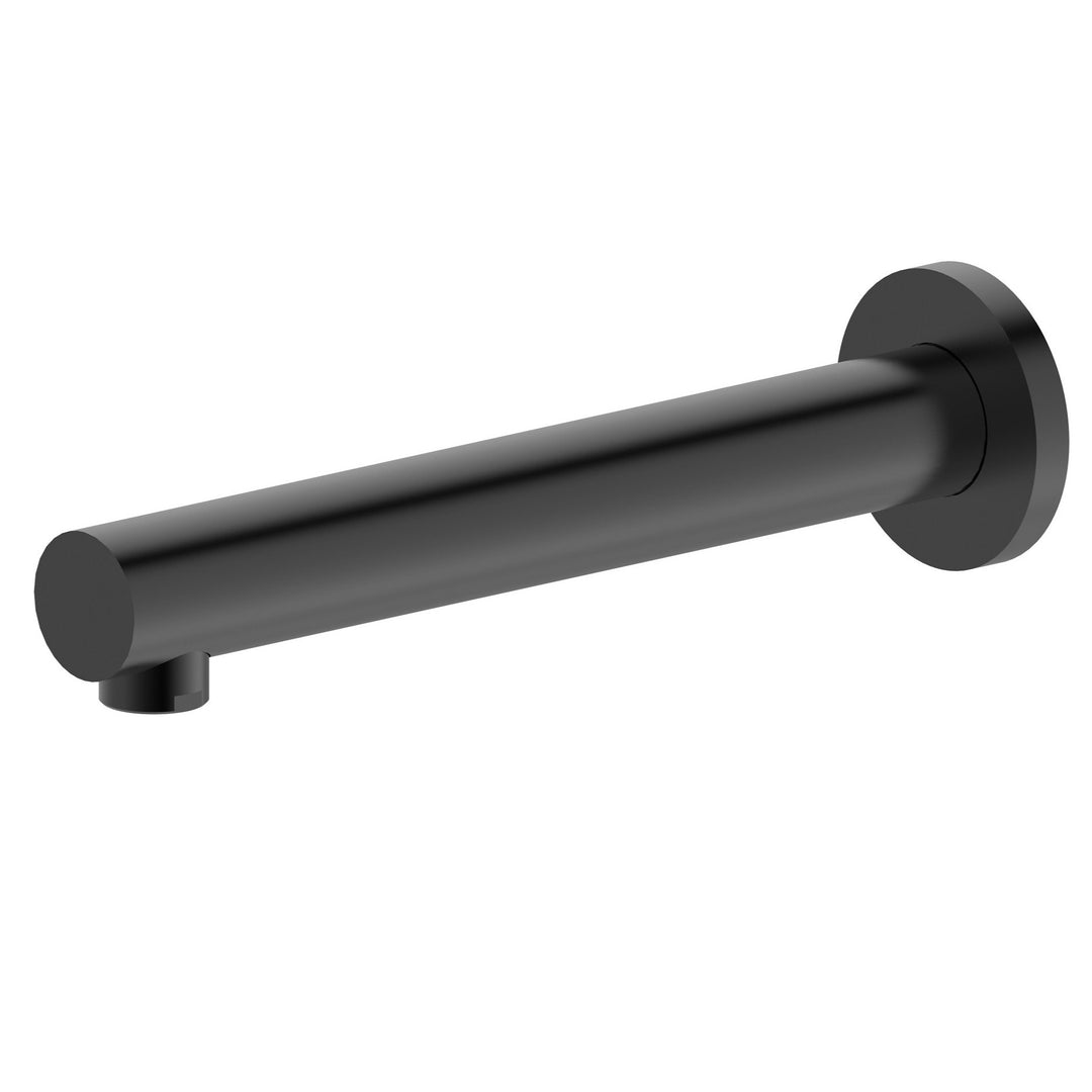 Evolve Black Bath Spout 180mm