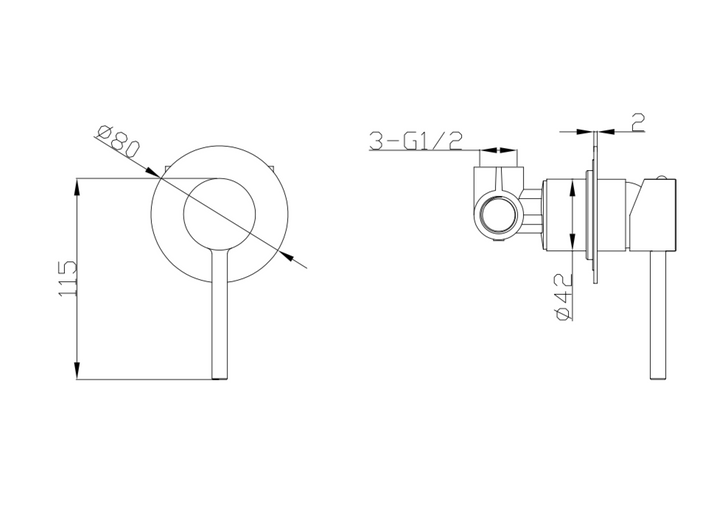 Evolve Chrome Shower Mixer
