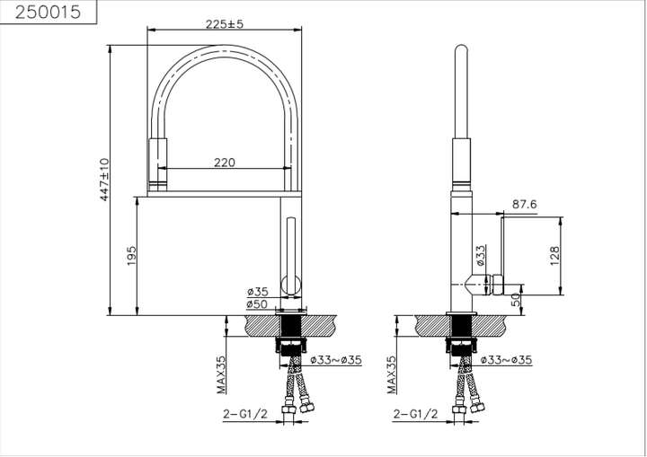 Allure LED Kitchen Mixer