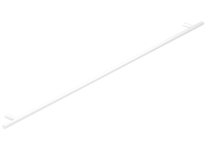 Round Cross Bar Matte White