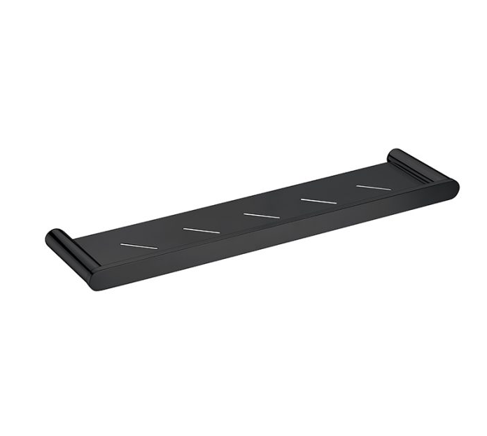 Molly Black Shower Shelf