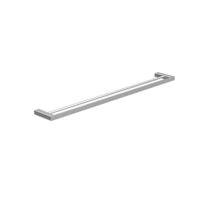 Pasha Brushed Nickel 600mm Double Towel Rail