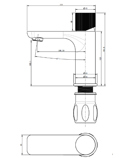 Molly QI Chrome Basin Mixer