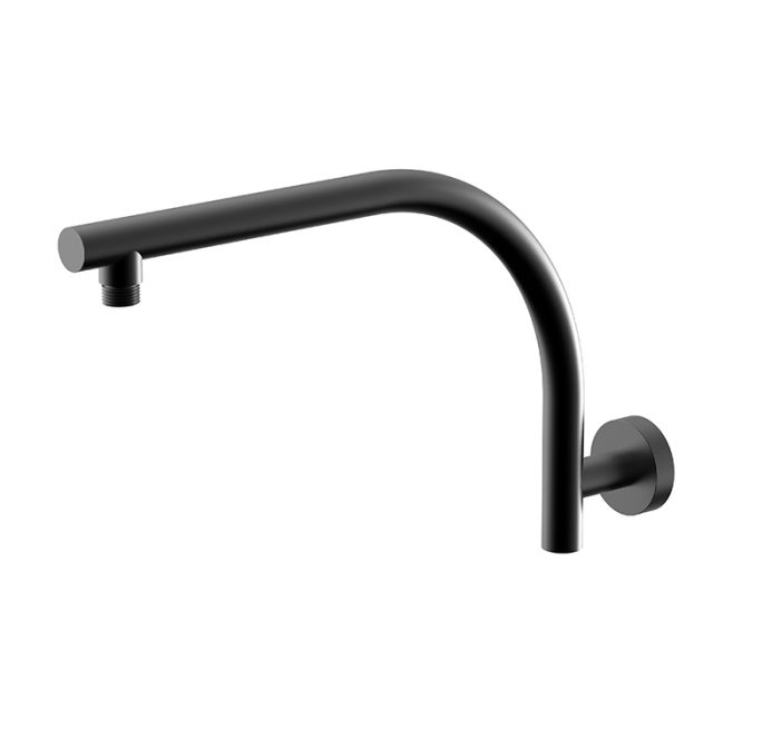 Essence Black Round Shower Arm