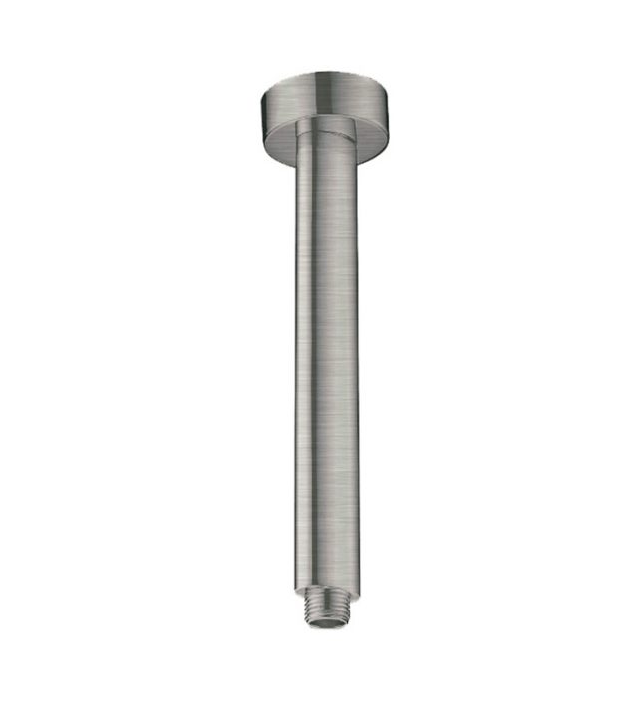 Essence Brushed Nickel Round Ceiling Dropper 450mm