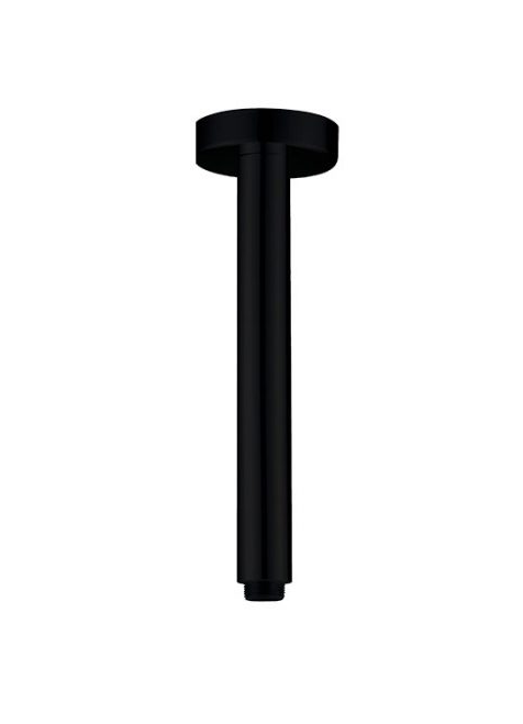 Essence Black Round Ceiling Dropper 300mm