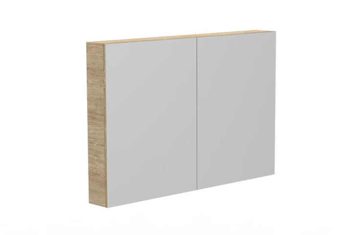 Glacier Shelf Mirrored Cabinet 1200 - Silk Finish