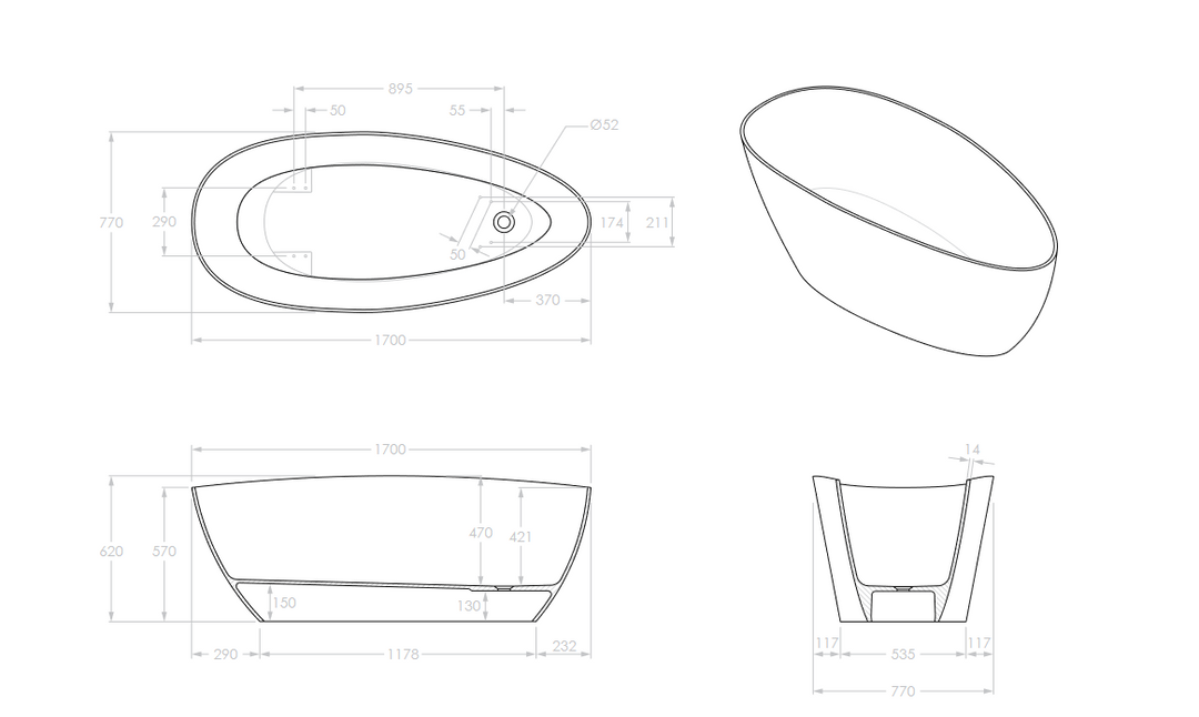 Tranquil Plus Bathtub