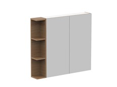 Glacier Shelf Mirrored cabinets 900 - Silk Finish