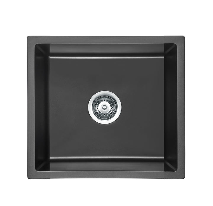 LUX Black Stone Sink 450