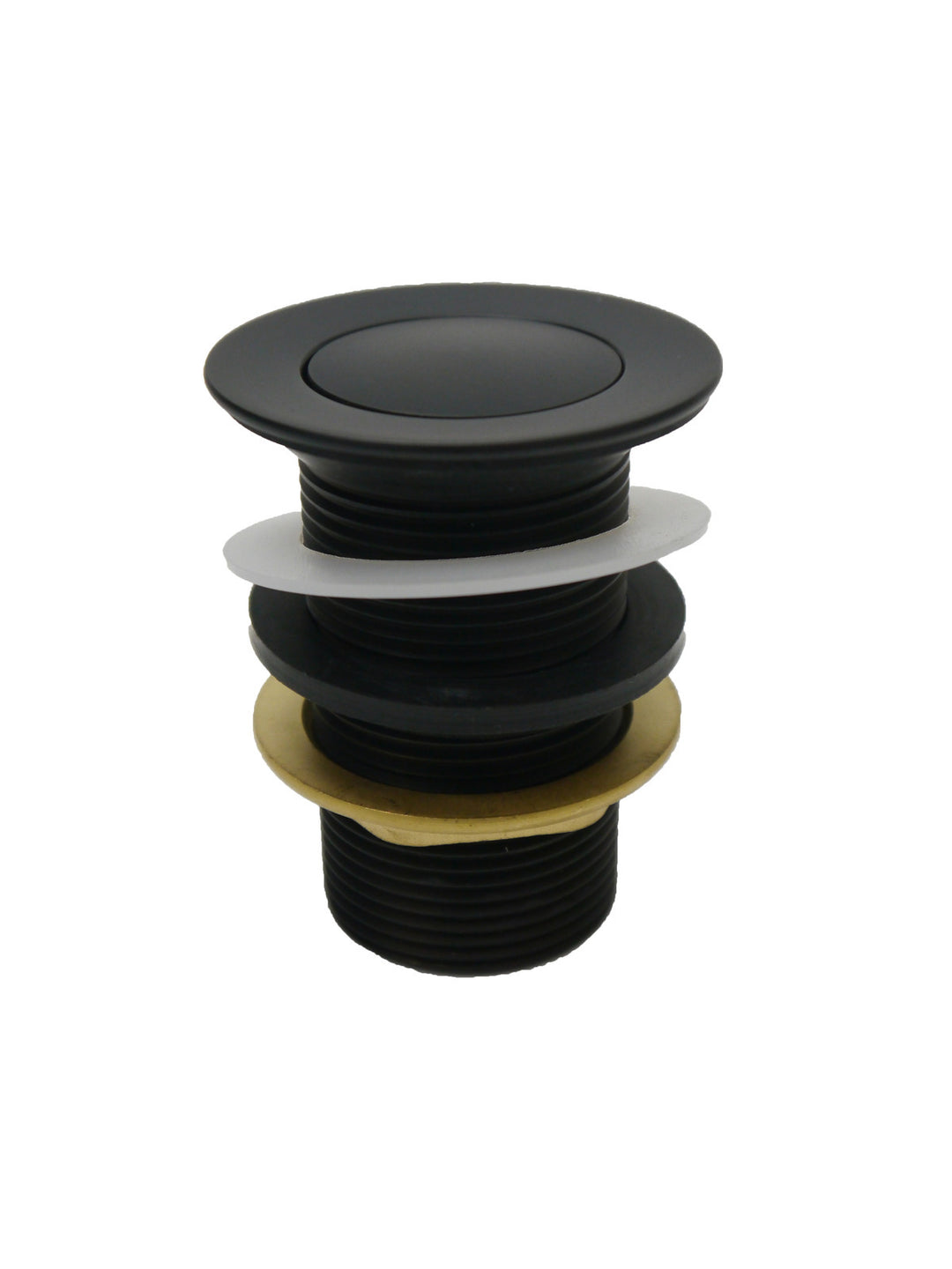 Black 32mm Pop Up Waste With Out Overflow