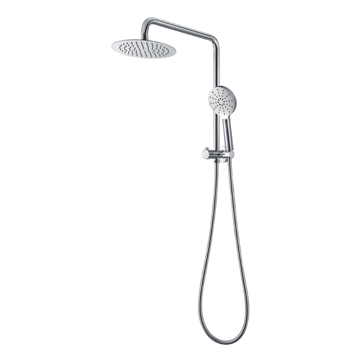 Essence Chrome Round Shower & 200mm Rain on Bracket